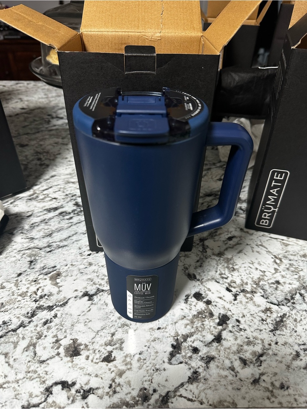 BrüMate 35 oz MÜV Insulated Travel Mug — Navy Blue